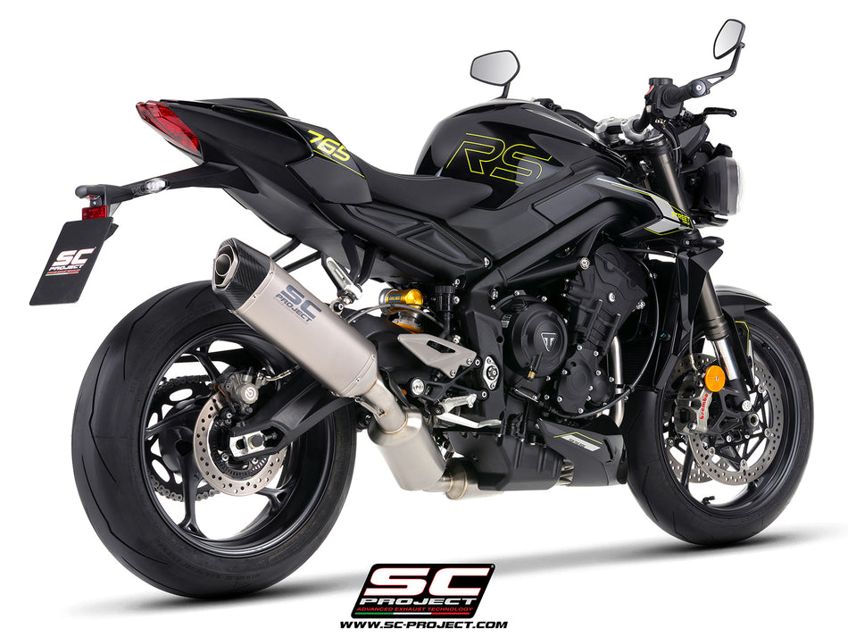 Picture of 3-1 stainless steel full exhaust system, with SC1-X titanium exhaust