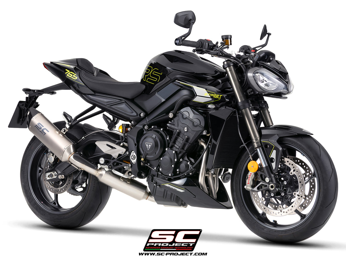 Picture of 3-1 stainless steel full exhaust system, with SC1-X titanium exhaust
