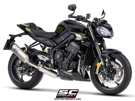 Picture of 3-1 stainless steel full exhaust system, with SC1-X titanium exhaust