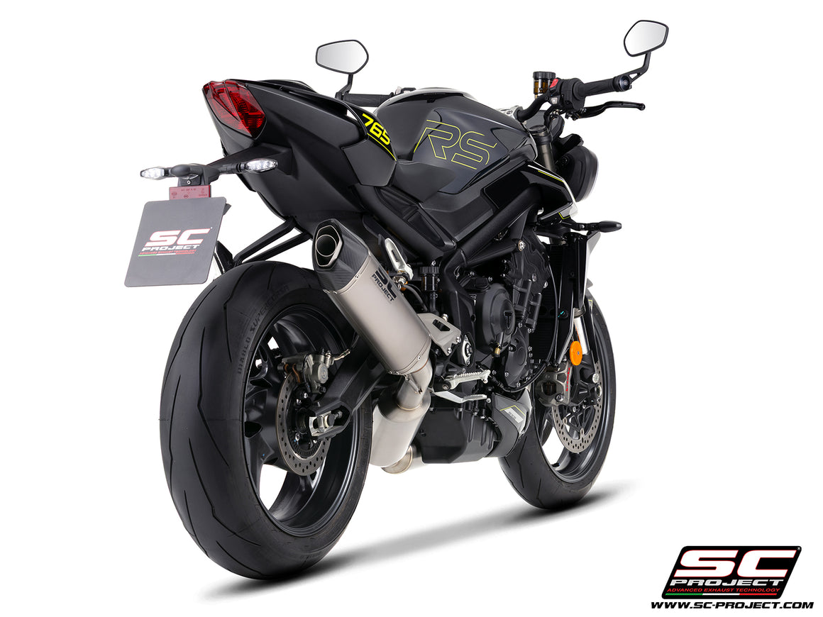 Picture of 3-1 stainless steel full exhaust system, with SC1-X titanium exhaust