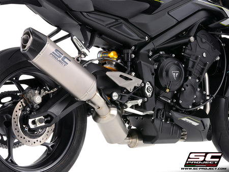 Picture of 3-1 stainless steel full exhaust system, with SC1-X titanium exhaust