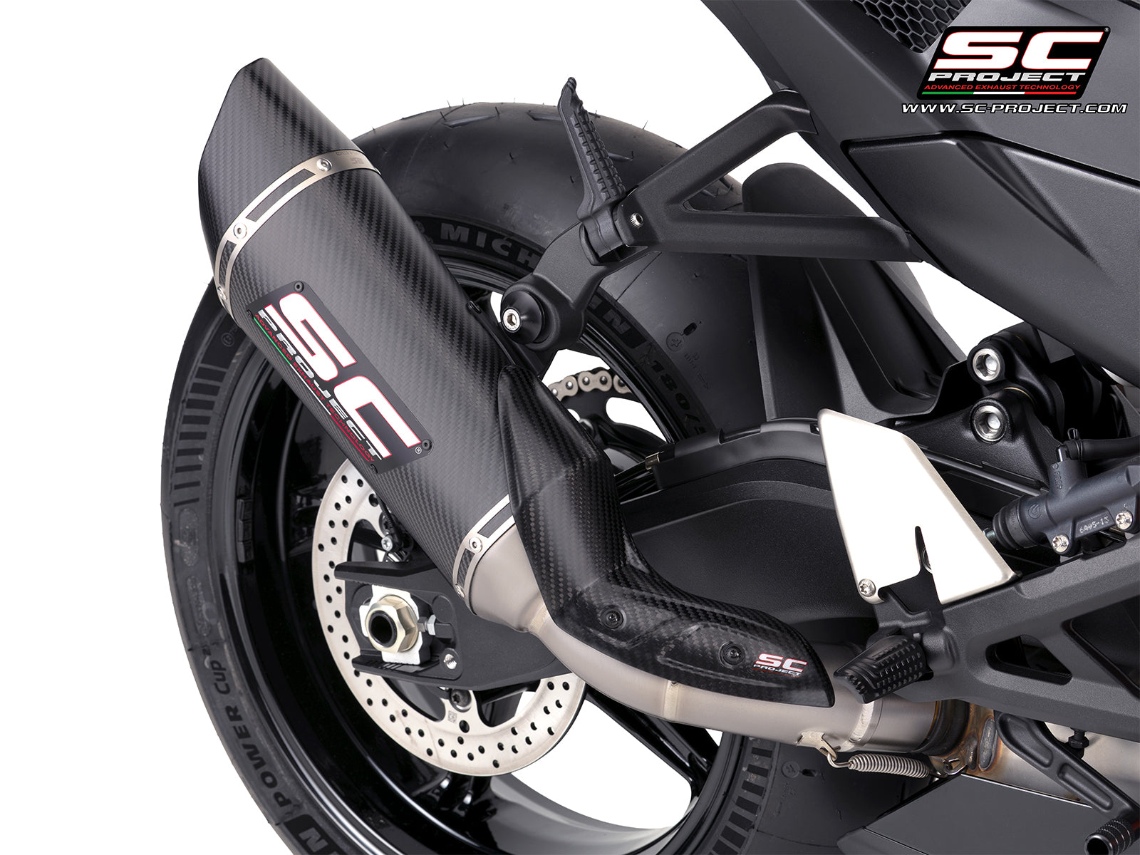 Picture of SC1-R carbon fibre exhaust