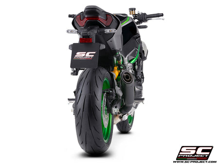 Picture of S1 titanium exhaust, matt black
