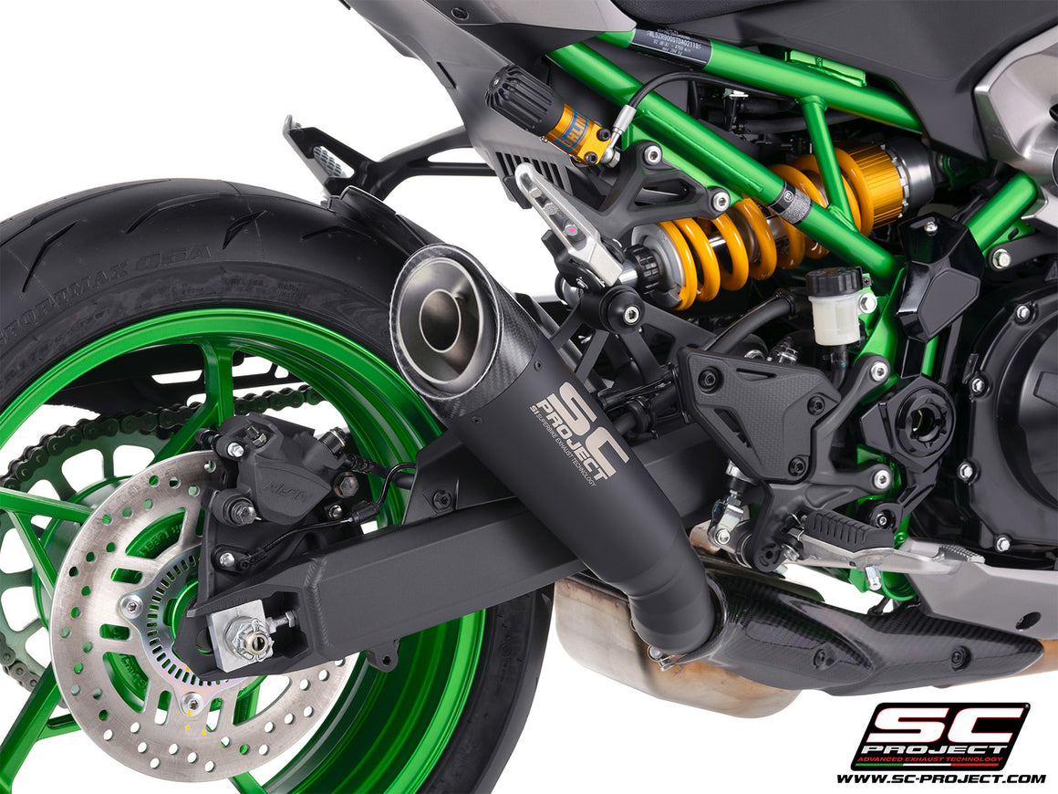 Picture of S1 titanium exhaust, matt black