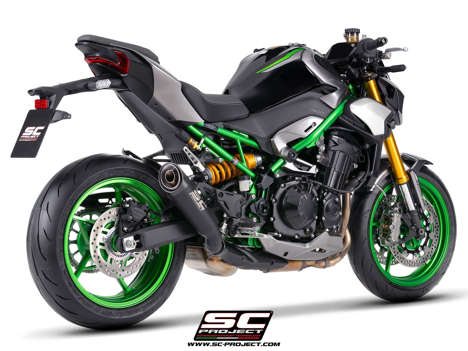 Picture of S1 titanium exhaust, matt black