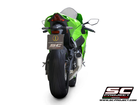 Picture of CR-T titanium exhaust, with de-cat link pipe