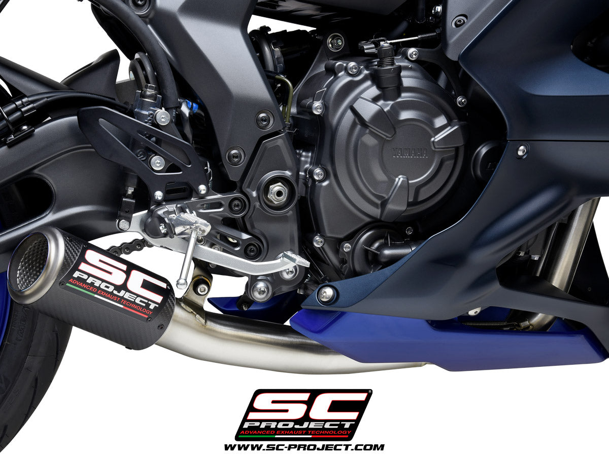 Picture of 2-1 Stainless steel full exhaust system, with CR-T carbon fibre exhaust