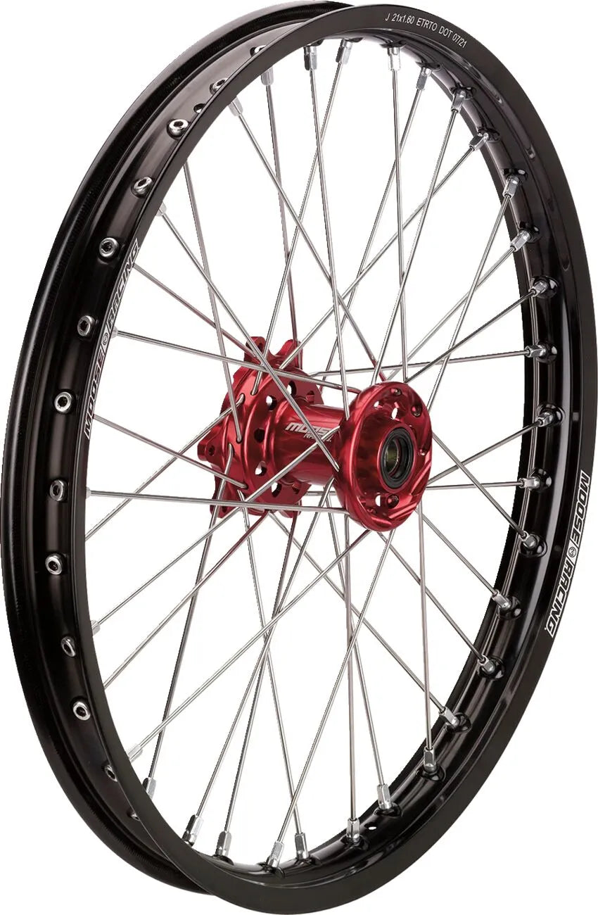 MOOSE Racing Front Wheel Spoked Black - Honda (2002-2023)