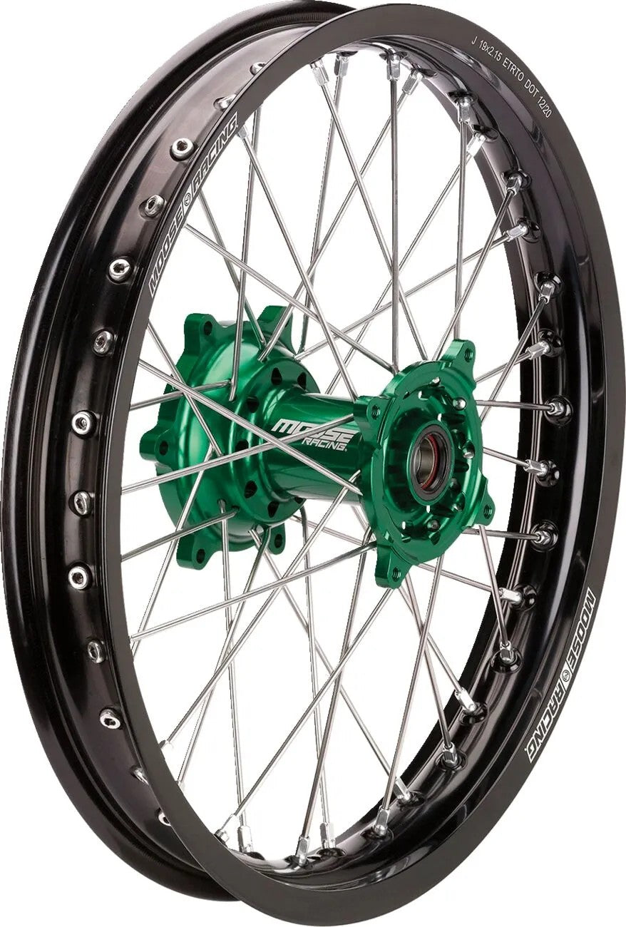 MOOSE Racing achterwiel met spaken zwart - Kawasaki (2003-2024)