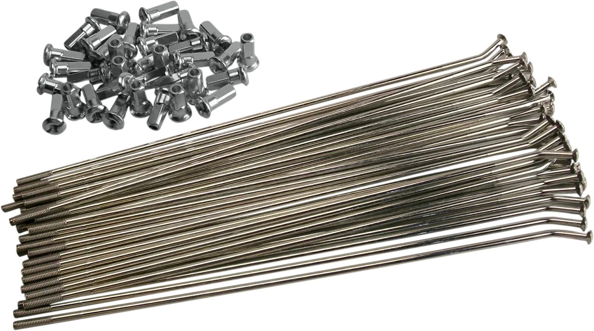 MOOSE Racing spaken en nippels zilver - Yamaha WR-250 F / WR-450 F e.a. (2000-2026)