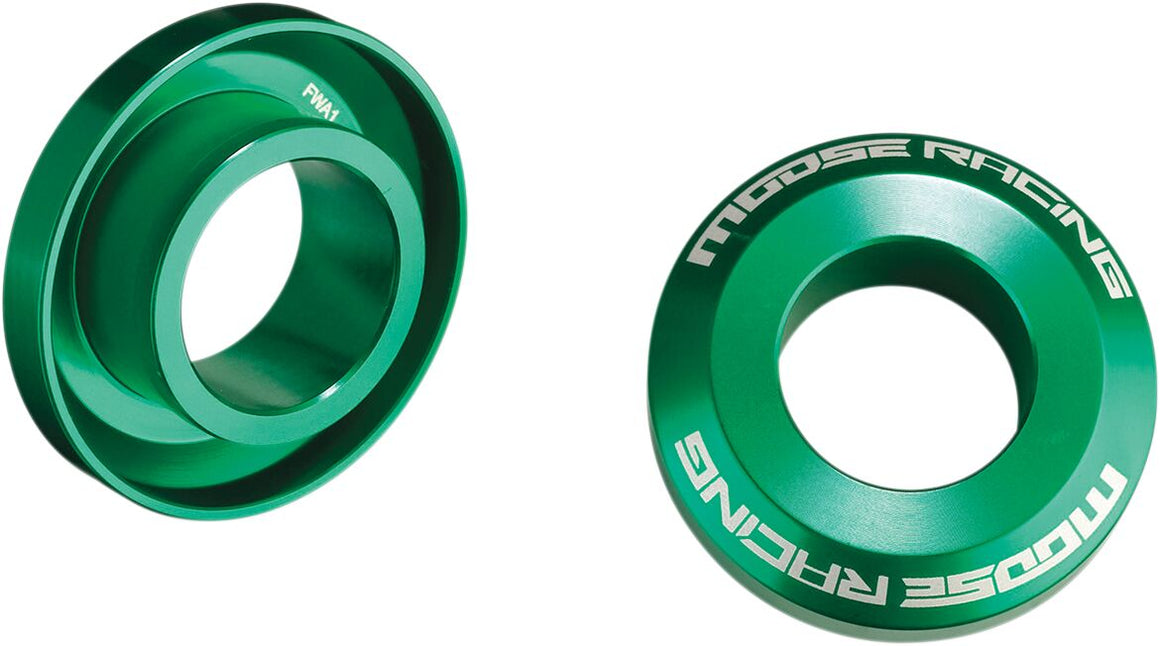 MOOSE Racing Fast wielafstandhouders groen - Kawasaki (2003-2023) | Femon Parts