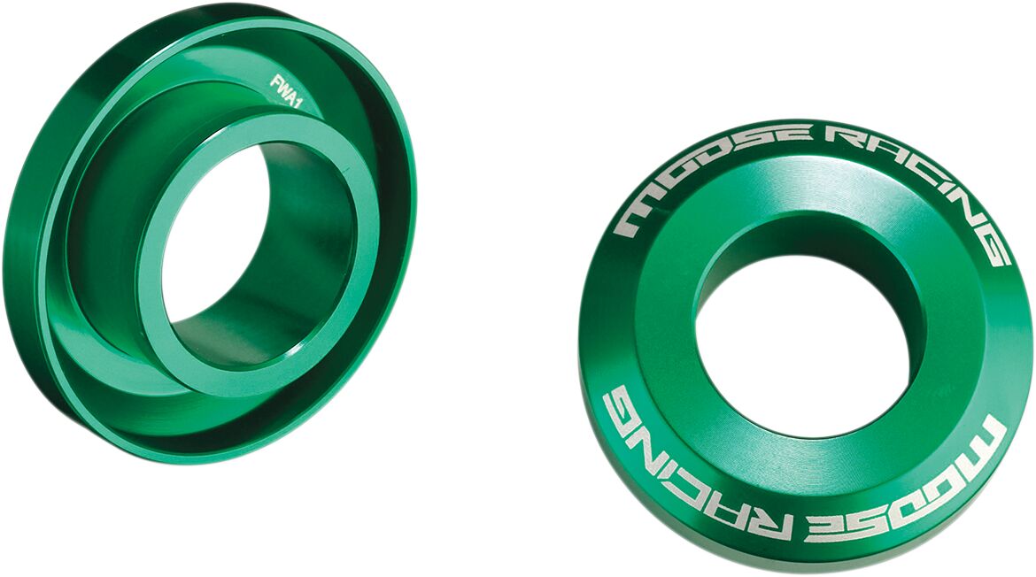 MOOSE Racing Fast wielafstandhouders groen - Kawasaki (2003-2023) | Femon Parts