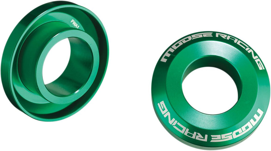 MOOSE Racing Fast wielafstandhouders groen - Kawasaki (2003-2023) | Femon Parts