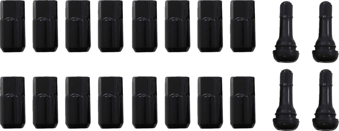 MOOSE Racing lug nut 12x1.50 blk 16pk | Femon Parts