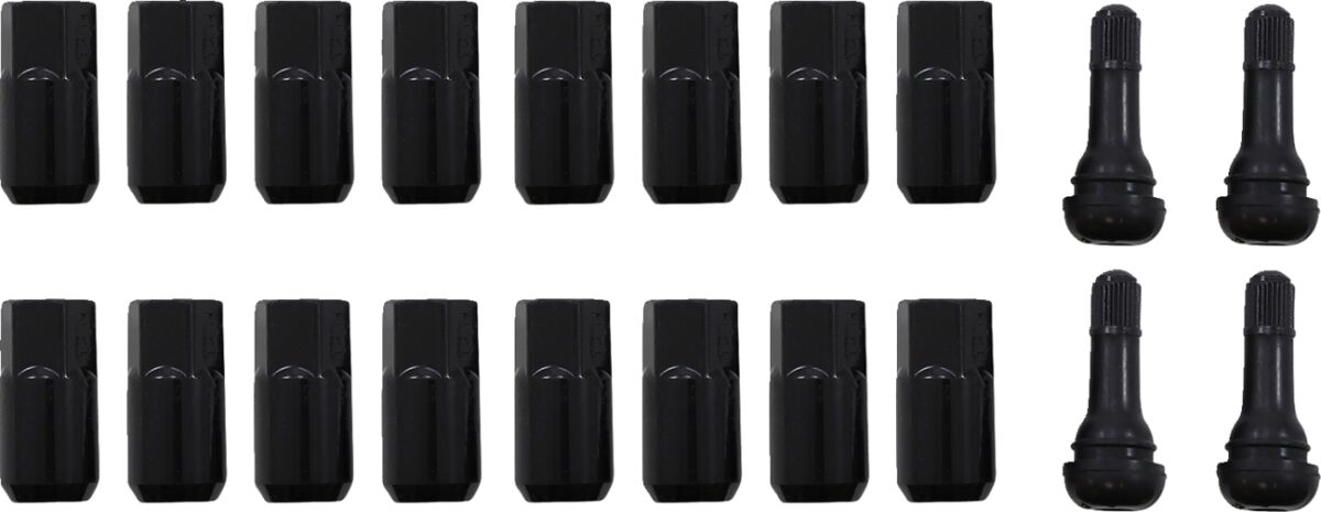 MOOSE Racing lug nut 12x1.50 blk 16pk | Femon Parts