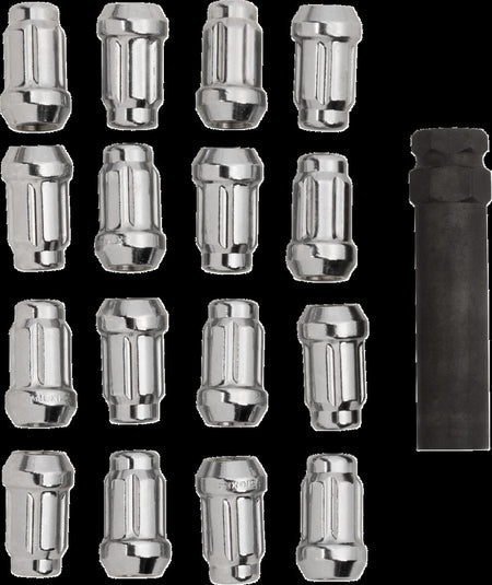 MOOSE Racing lugnt 10mm splnd chr 16pk | Femon Parts