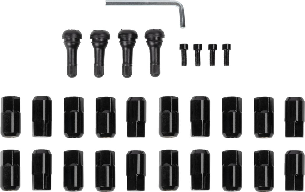 MOOSE Racing lugnut 12x1.50 blk - 20pk | Femon Parts