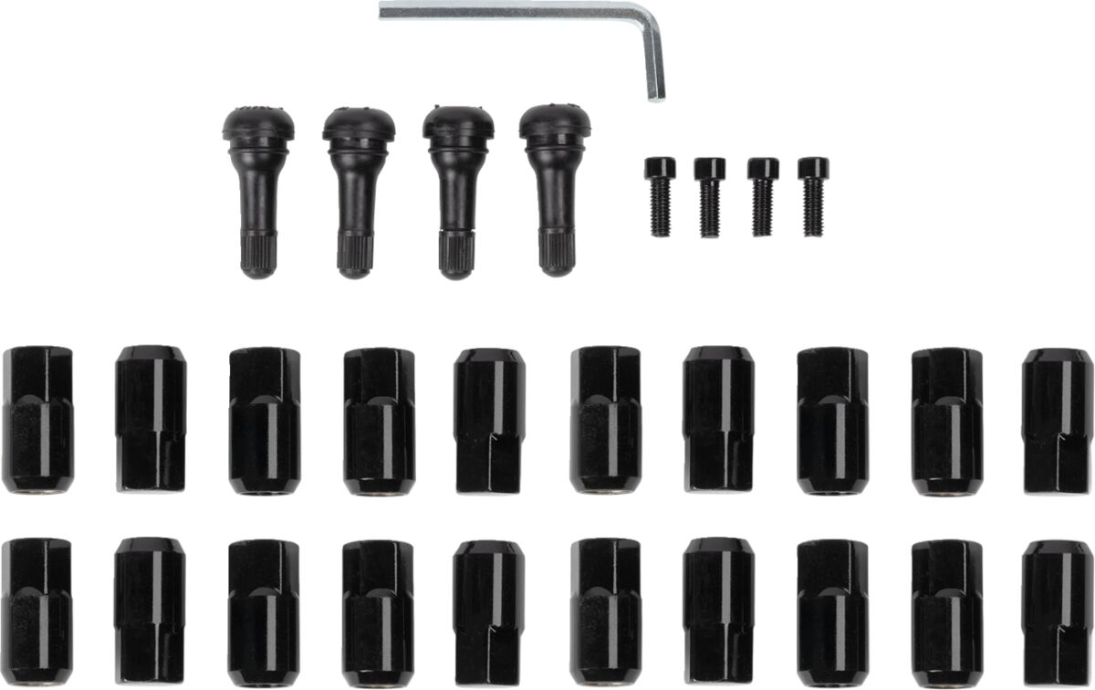 MOOSE Racing lugnut 12x1.50 blk - 20pk | Femon Parts