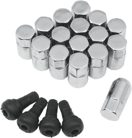 MOOSE Racing lug nut 10mm chrome 16pk chroom