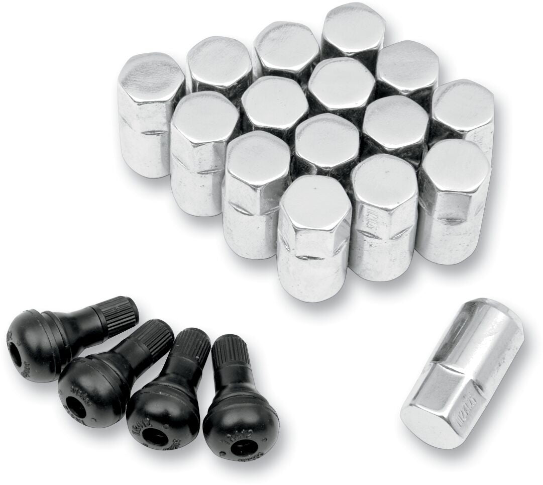 MOOSE Racing lug nut 12x1.25 chr 16pk | Femon Parts