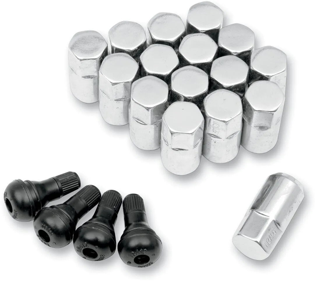 MOOSE Racing lug nut 12x1.25 chr 16pk
