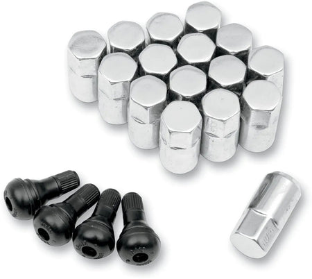 MOOSE Racing lug nut 12x1.25 chr 16pk