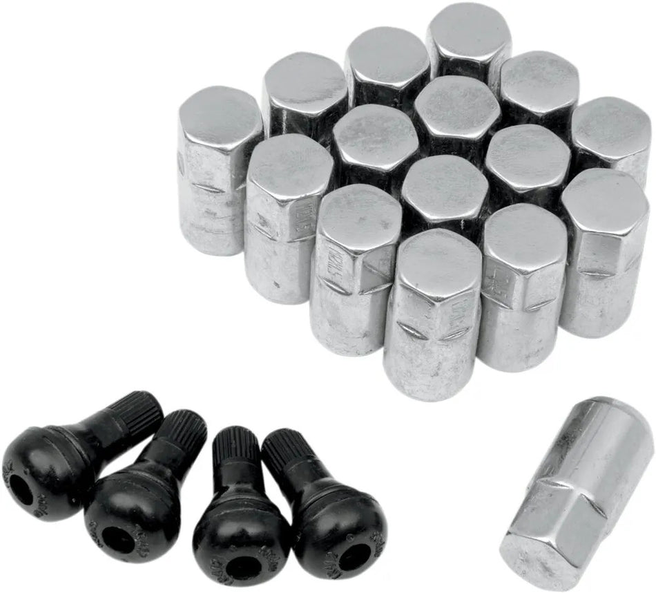 MOOSE Racing lug nut 12x1.50 chr 16pk