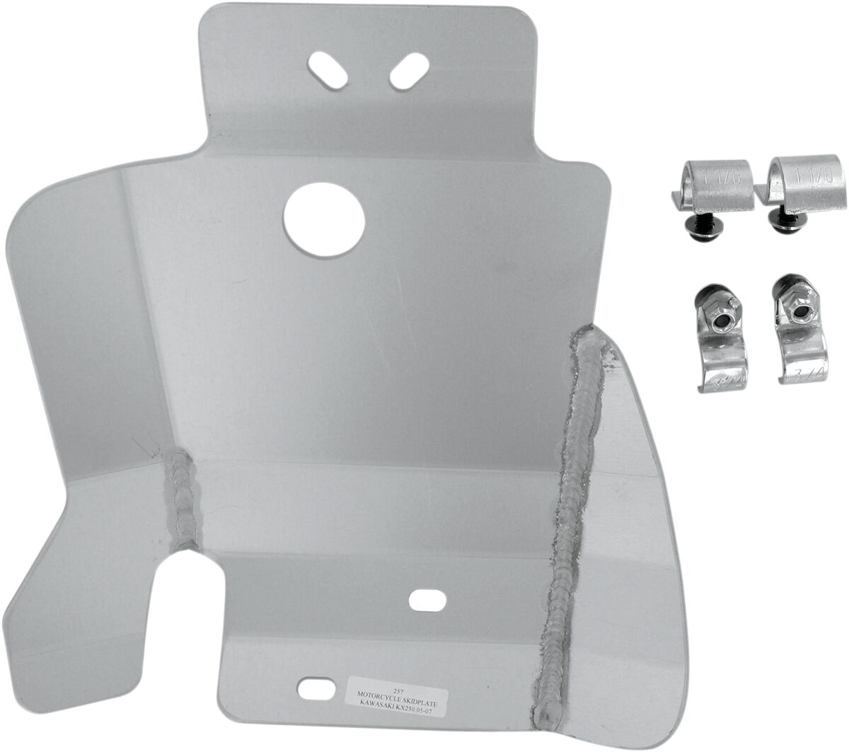 MOOSE Racing skidplate alum kx250 05 - Kawasaki (2005-2007) | Femon Parts
