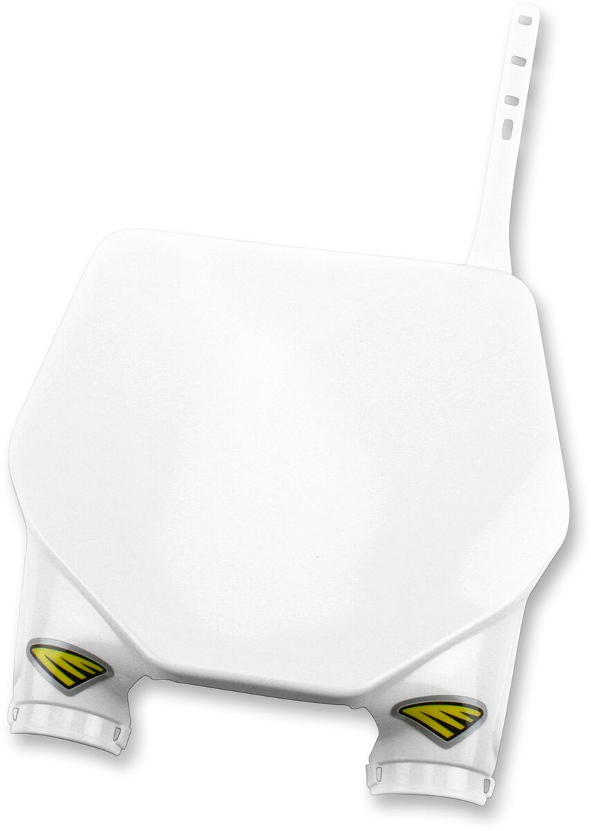 CYCRA STADIUM FRONT NUMBER PLATE HONDA/SUZUKI WHITE