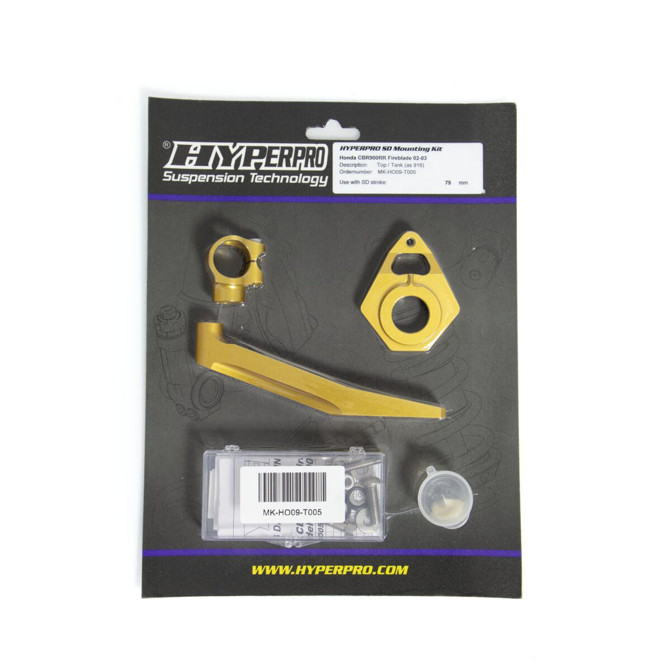 Hyperpro Handlebar Dampers + Parts - Steering Damper Mounting Kit Honda