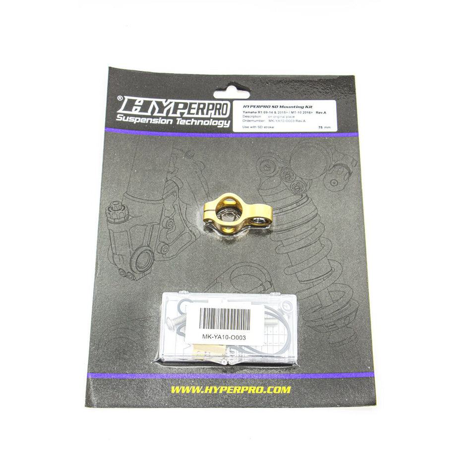 Hyperpro Handlebar Dampers + Parts - Steering Damper Mounting Kit Yamaha
