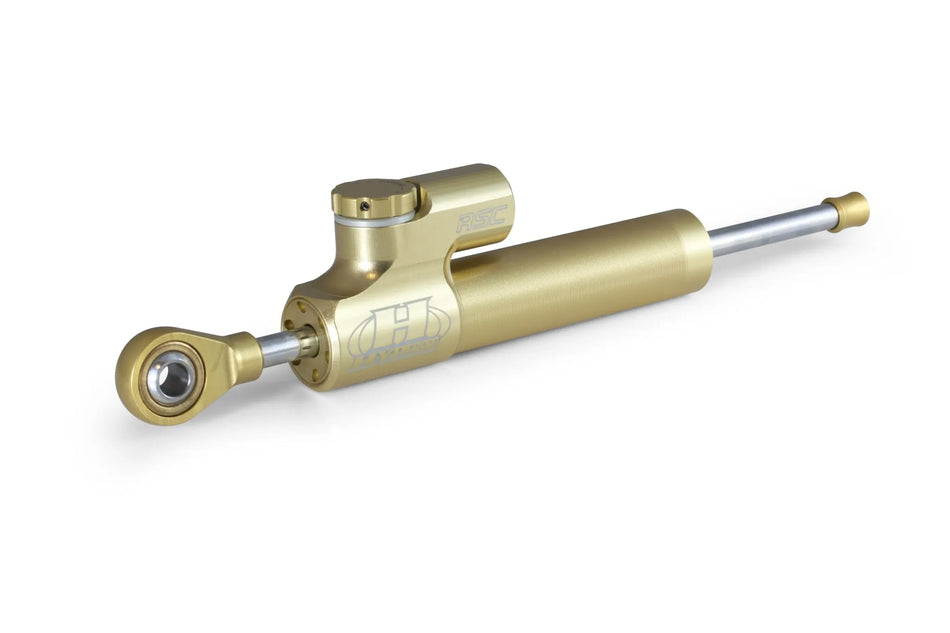 Hyperpro Handlebar Dampers + Parts - RSC Steering Damper 75mm Progressive Reversed Gold
