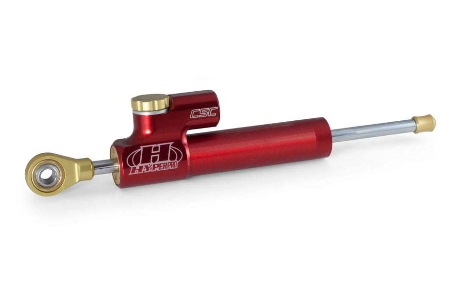 Hyperpro Handlebar Dampers + Parts - Csc Steering Damper 75Mm Linear Red