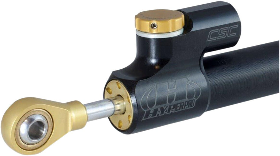 Hyperpro Handlebar Dampers + Parts - Csc Steering Damper 160Mm Linear Black