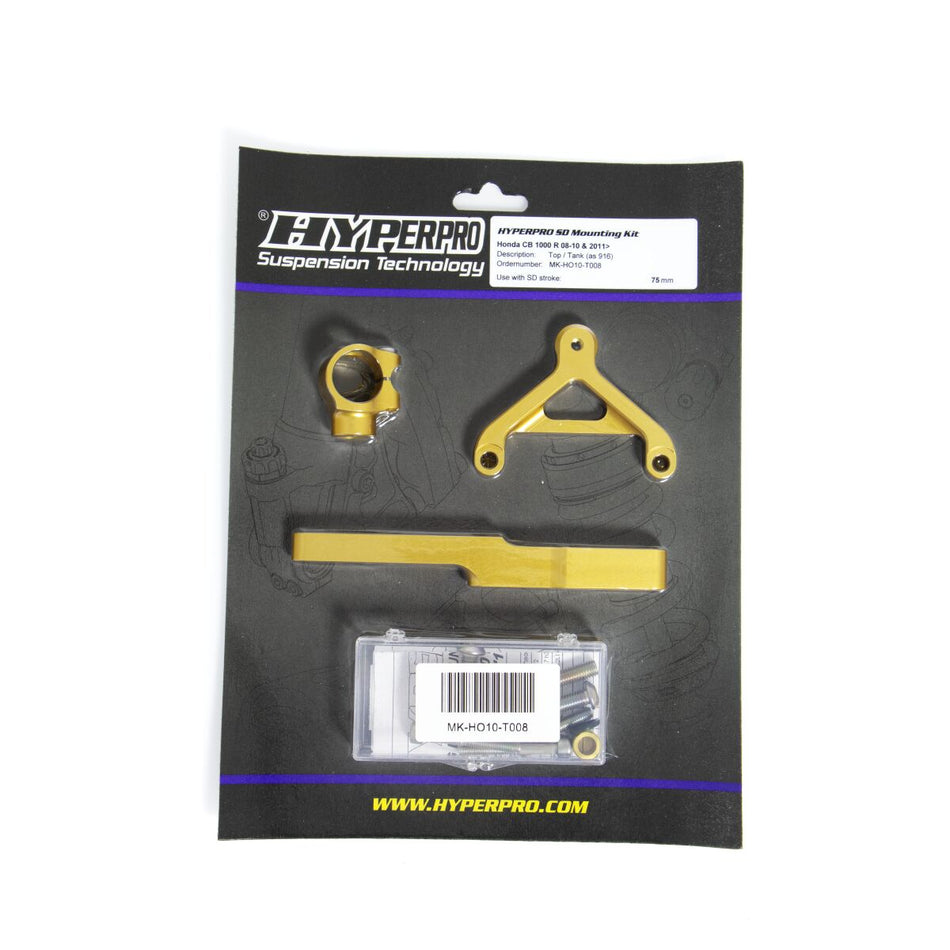 Hyperpro Handlebar Dampers + Parts - Steering Damper Mounting Kit Honda