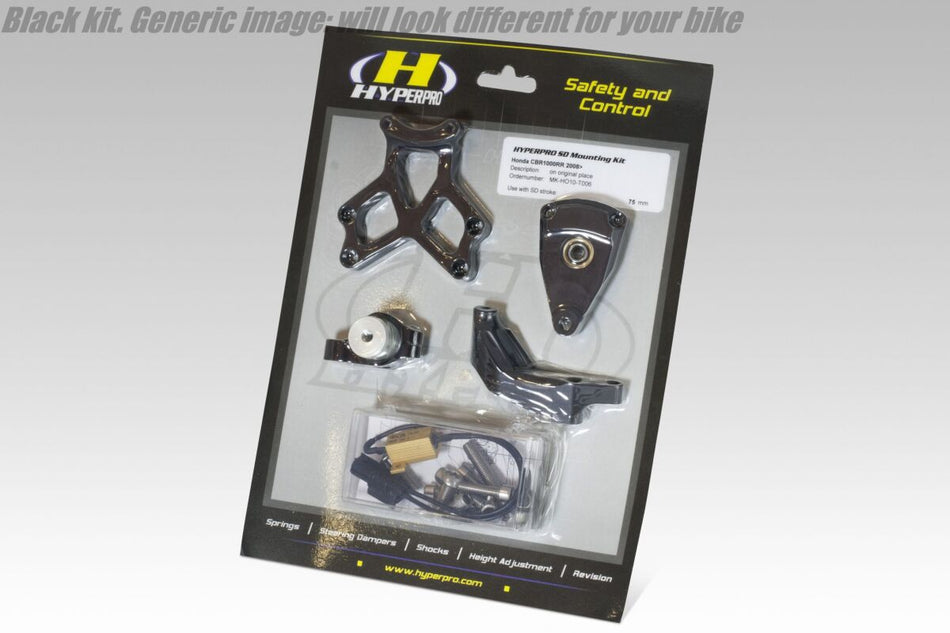 Hyperpro Handlebar Dampers + Parts - Damper Mount Yamaha YZF600R6 06-1