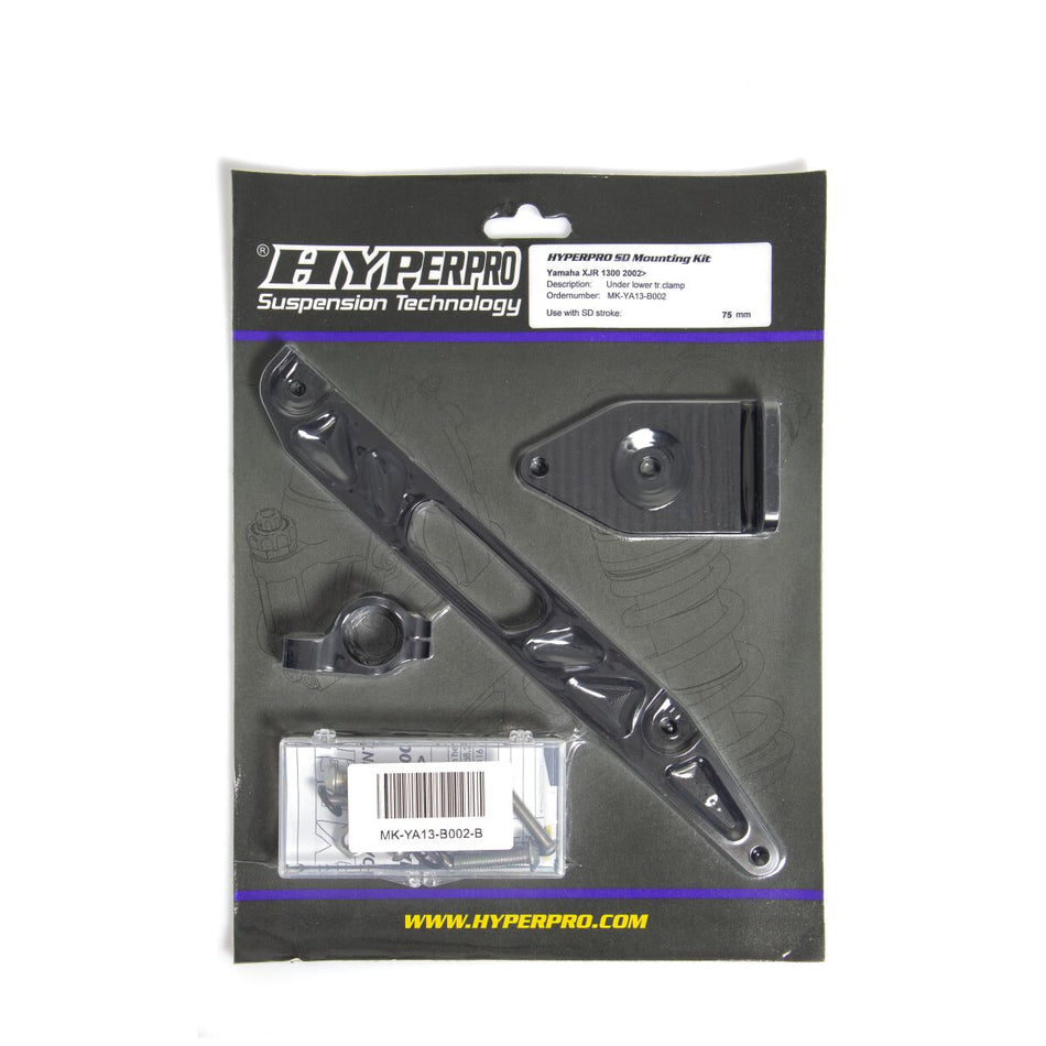 Hyperpro Handlebar Dampers + Parts - Steering Damper Mounting Kit XJR1300 02-14