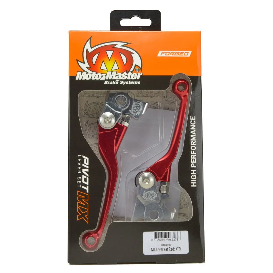 Moto-Master Brake and Clutch Lever Red - Honda (2021-2026)