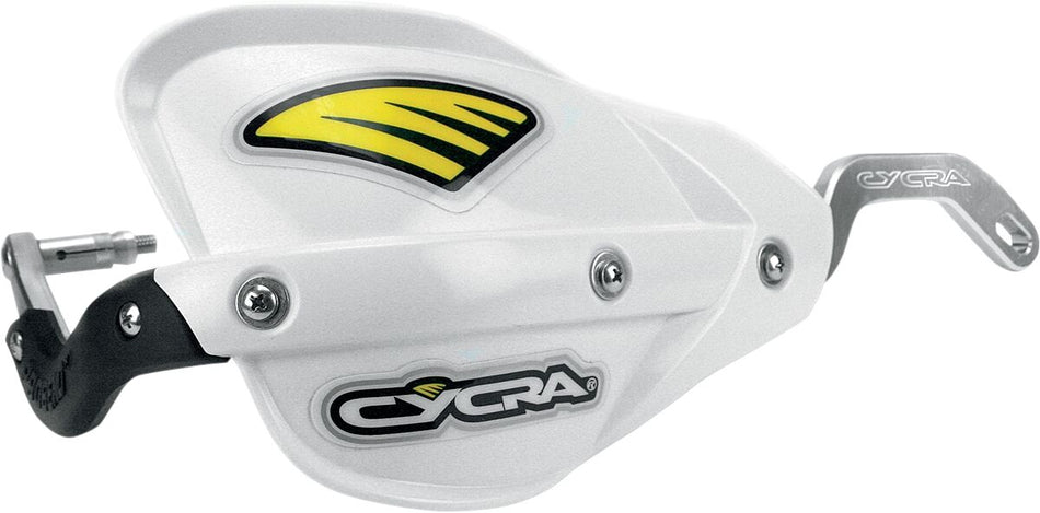 CYCRA PROBEND CRM HANDGUARD RACER PACK FOR ATV FLEXX BARS WHITE