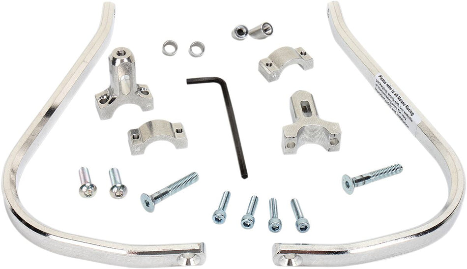 MOOSE Racing handkappen zilver | Femon Parts