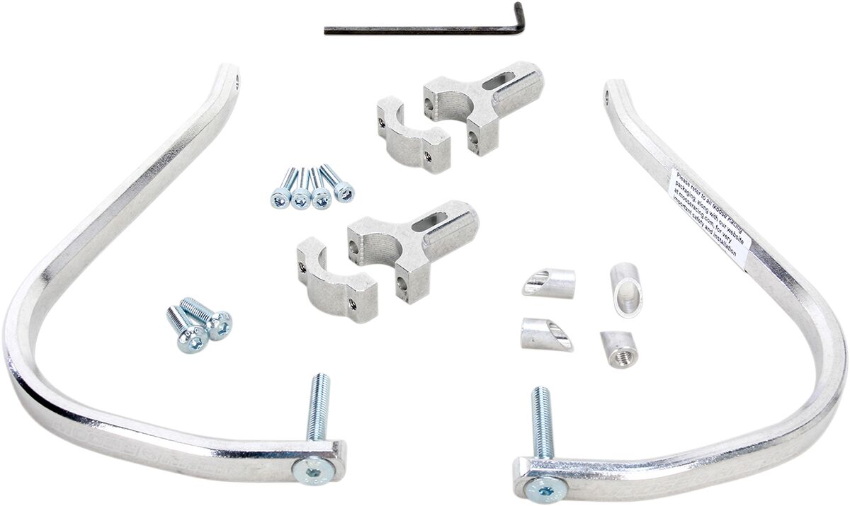 MOOSE Racing handkappen zilver | Femon Parts