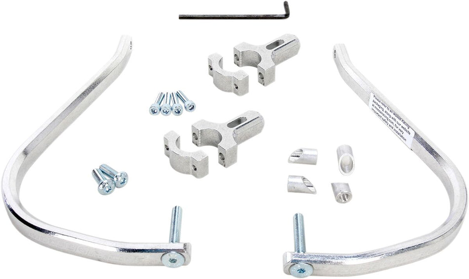 MOOSE Racing handkappen zilver | Femon Parts