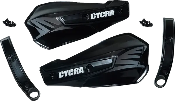 CYCRA Replacement Vortex Handshields w/ Abrasion Guards - Black