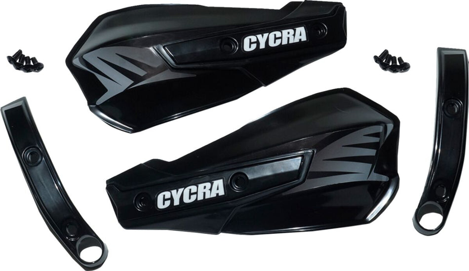 CYCRA Replacement Vortex Handshields w/ Abrasion Guards - Black