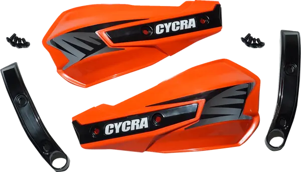 CYCRA Replacement Vortex Handshields w/ Abrasion Guards - Orange