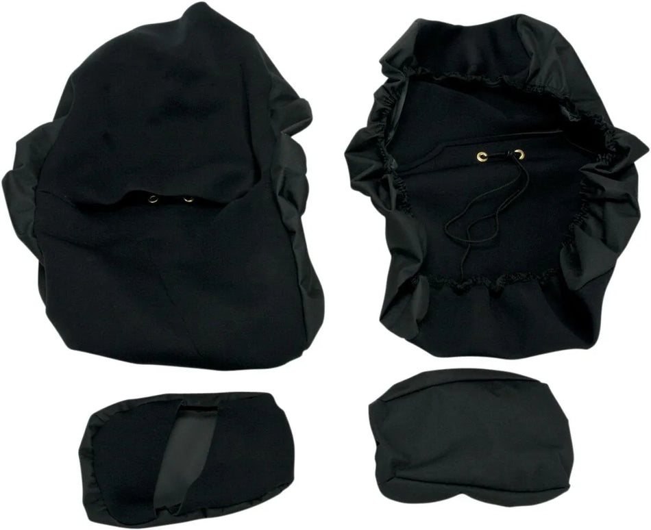 MOOSE Racing seat cvr neoprne bk rhno