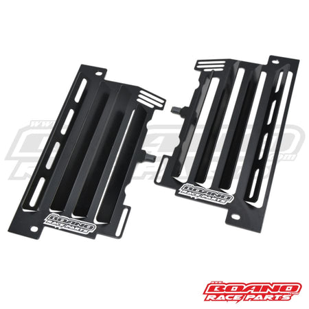 BOANO aluminium radiatorroosters, zwart - Honda Africa Twin RD03/RD04/RD07