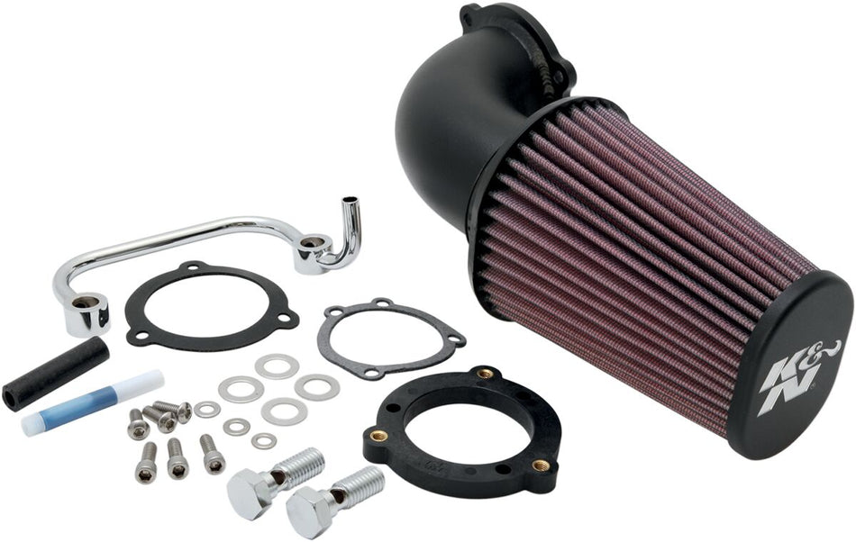 K&N Aircharger air cleaners + parts zwart