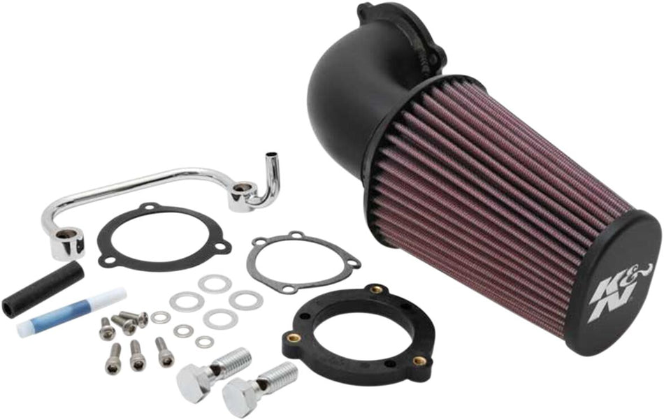 K&N Aircharger air cleaners + parts zwart