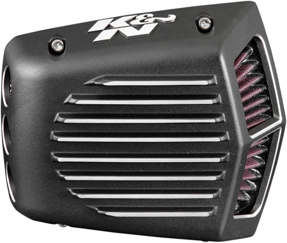 K&N Street Metal air cleaners + parts zwart
